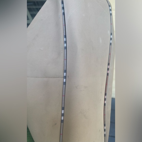 Burberry Fragrance Polyester PVC Tan Nova Check Messenger Bag Crossbody Unisex - Picture 11 of 11